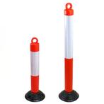 Flexibele zelfrichtende parkeerpaal met kettingoog - Rood -, Verzenden