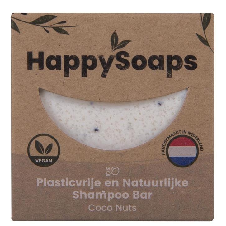 HappySoaps Coco Nuts Shampoo Bar - 70g., Sieraden, Tassen en Uiterlijk, Uiterlijk | Haarverzorging, Shampoo of Conditioner, Nieuw