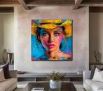 PLM-Art - Wild West Woman, Antiek en Kunst, Kunst | Schilderijen | Modern