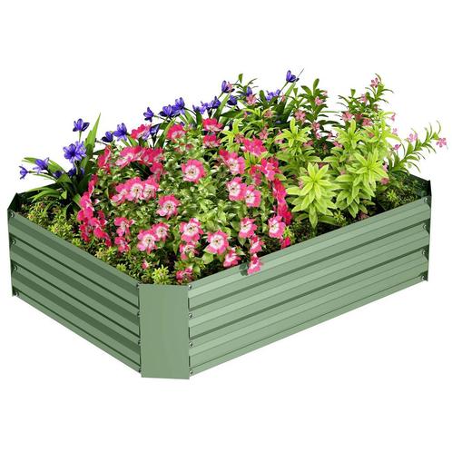 TRUUSK Verhoogd Bed Van Staal, Plantenbed Vroegbed Tuinbed B, Tuin en Terras, Bloembakken en Plantenbakken, Nieuw, Verzenden