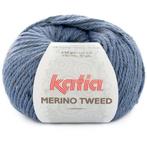 Katia Merino Tweed - 306 lichtblauw - Merinogaren, Hobby en Vrije tijd, Breien en Haken, Ophalen of Verzenden, Nieuw