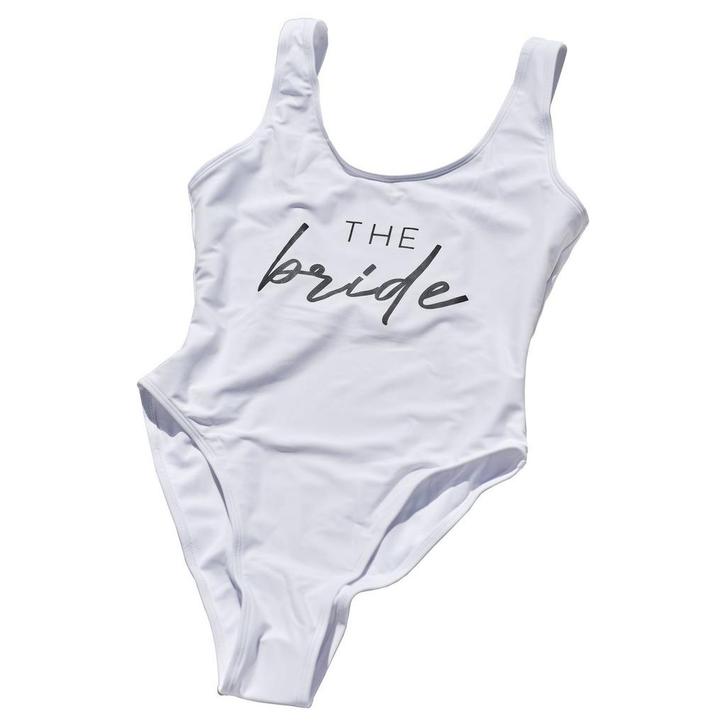 Witte Badpak The Bride Maat M, Hobby en Vrije tijd, Feestartikelen, Nieuw, Verzenden