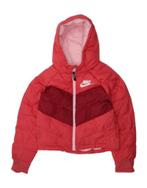 NIKE Girls Hooded Padded Jacket 9-10 Years Medium Pink, Kleding | Dames, Jassen | Winter, Verzenden, Nieuw