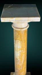 Antiek Kolom - Circa 1900 - Gele Siena Marmer, Antiek en Kunst, Antiek | Meubels | Stoelen en Banken