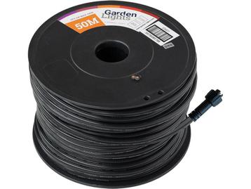 Garden Lights: Hoofdkabel Flex 50 Meter - Zwart beschikbaar voor biedingen
