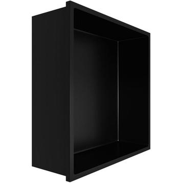 Inbouwnis - Leoni Nima - 30x30x10cm - Mat Zwart beschikbaar voor biedingen