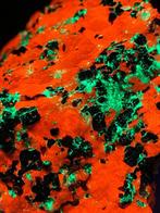 Extreem heldere willemite in calciet. ook LW. Fluorescerende, Verzamelen, Mineralen en Fossielen