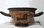 Reproductie Keramiek Zwartfiguur Attische Skyphoïd Kylix, Antiek en Kunst