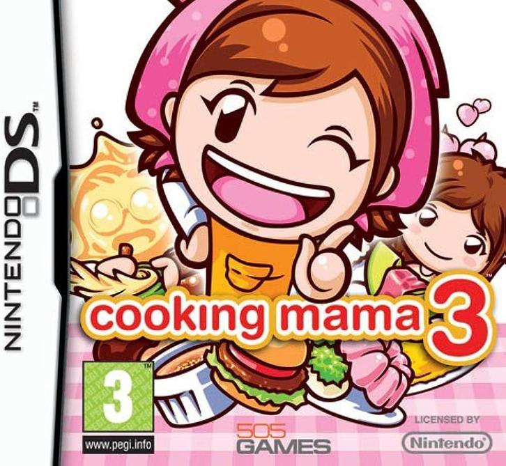 DS Cooking Mama 3, Spelcomputers en Games, Games | Nintendo DS, Zo goed als nieuw, Verzenden