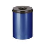 Vlamdovende papierbak 30 ltr - blauw/Zwart, Huis en Inrichting, Woonaccessoires | Prullenbakken, Verzenden, Nieuw