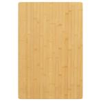 vidaXL Tafelblad 60x100x2,5 cm bamboe, Huis en Inrichting, Tafels | Eettafels, Verzenden, Nieuw