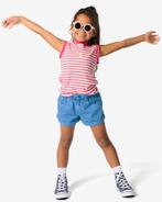 HEMA Kinder korte broek paperbag blauw, Verzenden, Nieuw