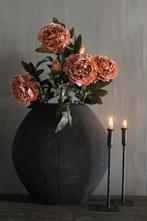 Brynxz namaak pioenroos bloem en knop Old salmon 87 cm, Huis en Inrichting, Woonaccessoires | Kunstplanten en Kunstbloemen, Ophalen of Verzenden
