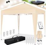 Partytent - opvouwbaar - 3x3 - Paviljoen - Beige - KESSER®, Verzenden, Nieuw