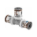 Uponor S-Press Plus perskoppeling Ø16x16x16 T-stuk, Verzenden, Nieuw