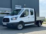 Ford Transit 310 2.0 TDCI 105pk L2H1 DC Pick-up 7 persoons |, Stof, Gebruikt, Zwart, Wit