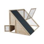 Kippenhok Ava Moderne - met Ren en Dakleer 100 x 62 cm, Dieren en Toebehoren, Verzenden, Nieuw, Hout