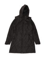 NIKE Womens Hooded Padded Coat UK 14 Medium Black Polyester, Kleding | Dames, Verzenden, Nieuw