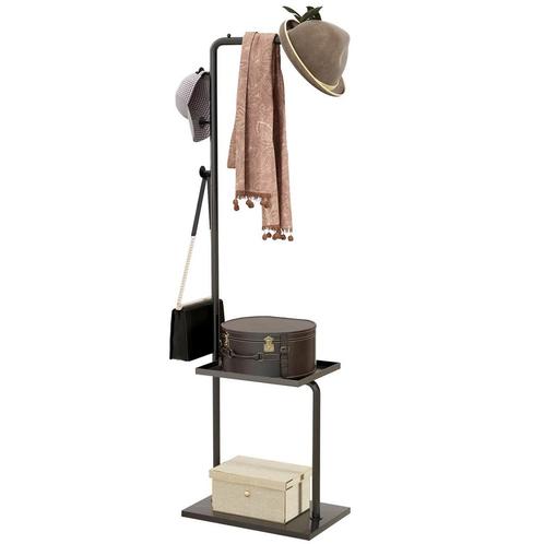 TRUUSK Garderoberek Kledingrek Met Haken & Dienblad Voor Kle, Huis en Inrichting, Woonaccessoires | Kapstokken, Nieuw, Verzenden