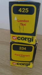 Corgi 1:43 - Modelauto (2) - London Taxi 425, Ford Escort, Nieuw