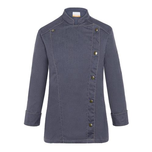 GGM Gastro | (6 stuks) KARLOWSKY | Dames Koksjas Jeans Stijl, Huis en Inrichting, Keuken | Textiel, Zwart, Nieuw, Overige typen