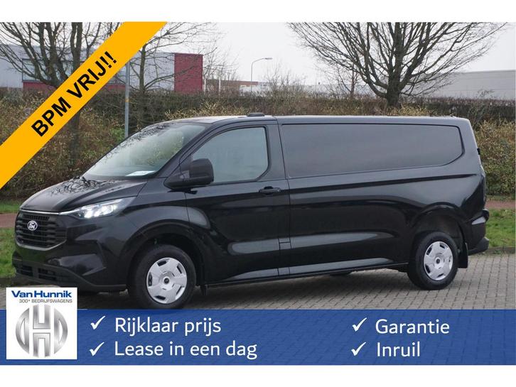 Ford Transit Custom | Zakelijke Lease v.a. €625.63 pm, Auto's, Bestelauto's, Lease, Automaat, Diesel, Zwart, Gebruikt, Ford, Financial lease