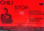 Vintage poster gericht tegen het fascisme in chili (Posters), Verzenden, Nieuw, Overige onderwerpen, Met lijst