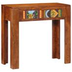 vidaXL Wandtafel 80x35x75 cm massief acaciahout, Verzenden, Nieuw, Overige houtsoorten, 50 tot 100 cm