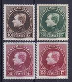 België 1929 - Albert I type Montenez - 10F, 20F, 50F en 100F, Postzegels en Munten, Postzegels | Europa | België, Gestempeld