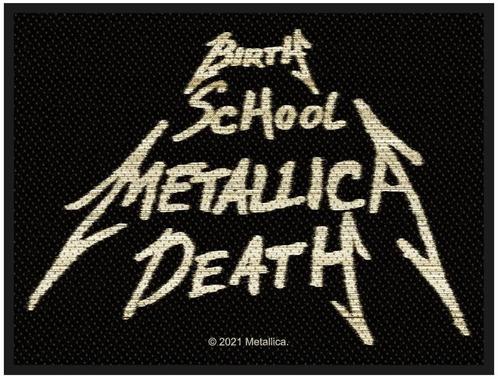 Metallica - Birth School Metallica Death - patch off. merch, Verzamelen, Muziek, Artiesten en Beroemdheden, Kleding, Nieuw, Ophalen of Verzenden
