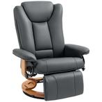 Relaxstoel Met Ligfunctie, Draaibaar, Tot 150 Kg, Kunstleder, Huis en Inrichting, Fauteuils, Verzenden, Nieuw