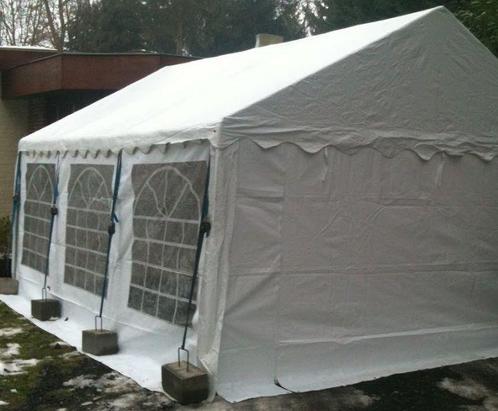 Classic Plus Partytent PVC 5x6x2 mtr in Wit (5x6 meter), Tuin en Terras, Partytenten, Partytent, Nieuw, 2 meter of meer, Verzenden