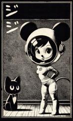 Æ (XX-XXI) - “Minnie & Jiji Space”, (2024) - Signed,, Boeken, Nieuw