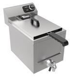 Combisteel Friteuse | Elektrisch | 8L | 230v | Aftapkraan |, Ophalen of Verzenden, Nieuw in verpakking