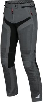 IXS Trigonis-Air Dames Dark Grijs Zwart Textiele Motorbroek, Motoren, Nieuw met kaartje, Verzenden, Broek | textiel, IXS
