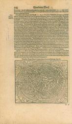 Stadsplattegrond van Bruges, Antiek en Kunst, Kunst | Etsen en Gravures
