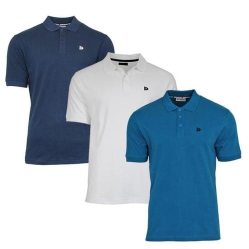 Donnay Donnay Heren - 3-Pack - Polo shirt Noah - Navy / Wit, Kleding | Heren, Polo's, Nieuw, Verzenden