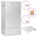 vidaXL BBQ-rookoven met koude rookgenerator gegalvaniseerd, Verzenden, Nieuw