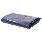 vidaXL Dekzeil 650 g/m² 4x4 m blauw, Verzenden, Nieuw