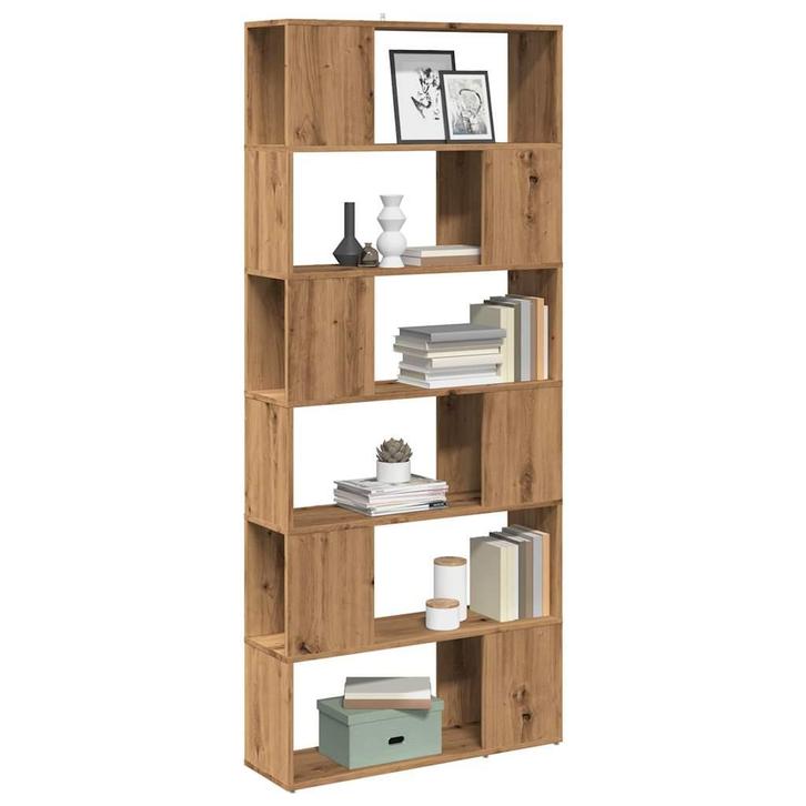 vidaXL Boekenkast/kamerscherm 80x24x186 cm artisanaal, Huis en Inrichting, Kasten | Boekenkasten, Nieuw, Overige houtsoorten, Verzenden