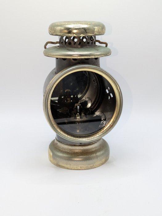 Lantaarn - Messing, Kristal - olielamp, Antiek en Kunst, Curiosa en Brocante