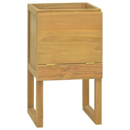 vidaXL Badkamerkast 41x40x75 cm massief teakhout, Huis en Inrichting, Kasten | Overige, Nieuw, Verzenden