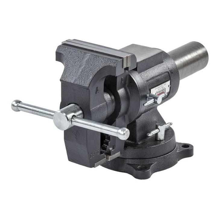Multifunctionele bankschroef 125 mm. draaibare uitvoering, Doe-het-zelf en Verbouw, Werkbanken, Ophalen of Verzenden
