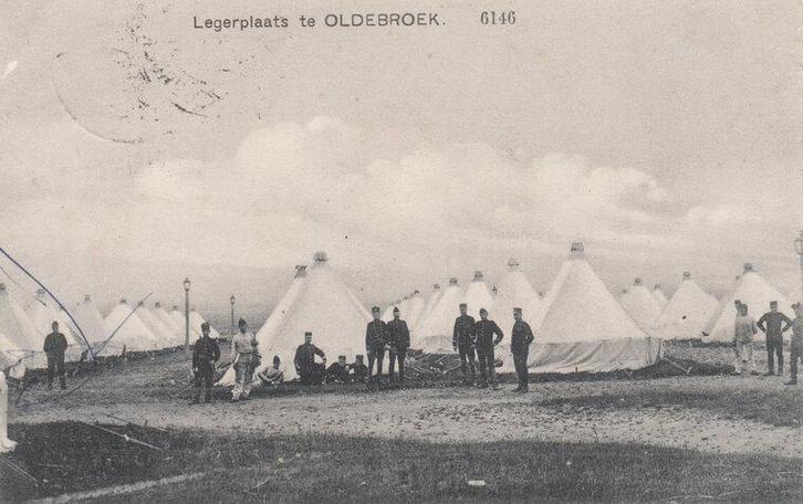 OLDEBROEK - Legerplaats te Oldebroek, Verzamelen, Ansichtkaarten | Nederland, Verzenden