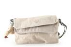 Kipling Schoudertas in maat standaard Beige, Verzenden, Zo goed als nieuw, Beige