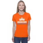 Koningsdag met een kroon shirt oranje dames - Koningsdag s.., Ophalen of Verzenden, Nieuw