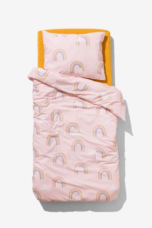HEMA Peuterdekbedovertrek 120x150 zacht katoen regenboog, Kleding | Dames, Overige Dameskleding, Nieuw, Verzenden