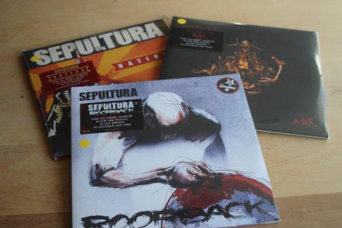 Sepultura - A-Lex 2LP + Roorback 2LP + Nation 2LP - Diverse, Cd's en Dvd's, Vinyl Singles