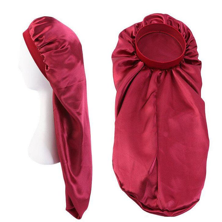 Satijnen Bonnet voor Dreadlocks / Braids / Rasta - Rode Drea, Sieraden, Tassen en Uiterlijk, Uiterlijk | Haarverzorging, Nieuw
