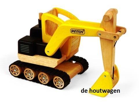 houten speelgoed kraan, shovel of bulldozer - houten kraan, Kinderen en Baby's, Speelgoed | Houten speelgoed, Nieuw, Ophalen of Verzenden